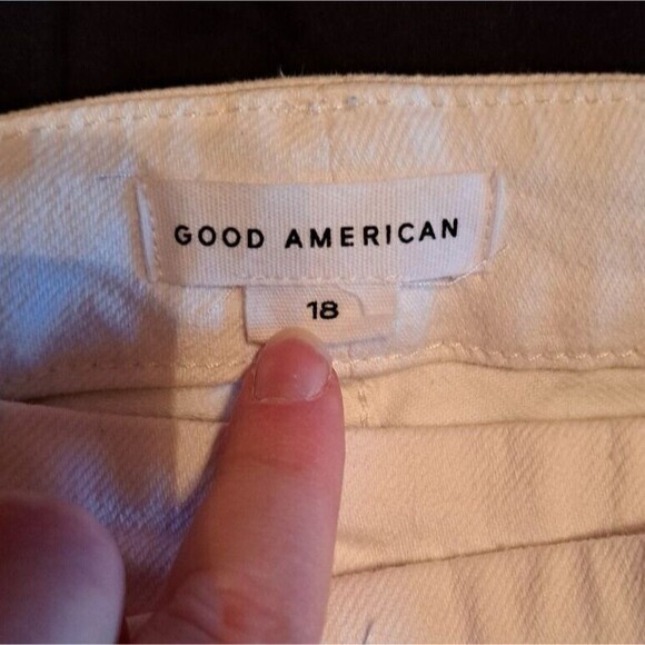 Good American Good Legs Skinny Jeans GLCOWB046T Stretch White Women’s 18 - Picture 6 of 15